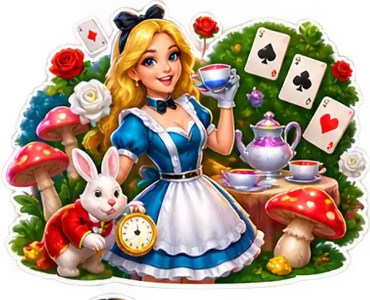 Adventures beyond Wonderland — Live-Spiel bei HighSpin Casino